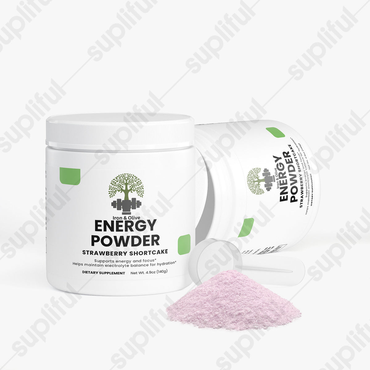 Energy Powder (Strawberry Shortcake)